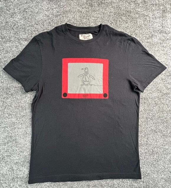 Penguin Other - Original Penguin TV Screen Graphic T-Shirt Men's Small Black Tee
